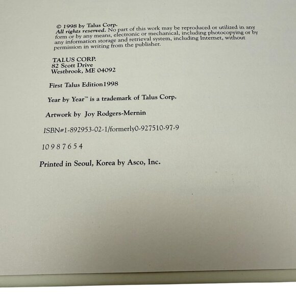 Year by Year Memories Book: Birthday Album Talus 1998 Rae Wakelin Vintage - Picture 10 of 16